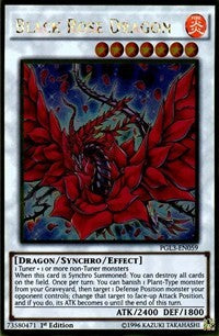 Black Rose Dragon [PGL3-EN059] Gold Rare | Exor Games Bridgewater