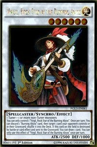 Virgil, Rock Star of the Burning Abyss [PGL3-EN061] Gold Rare | Exor Games Bridgewater