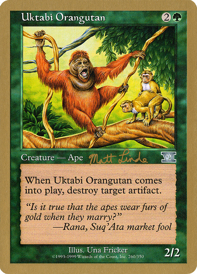 Uktabi Orangutan (Matt Linde) [World Championship Decks 1999] | Exor Games Bridgewater