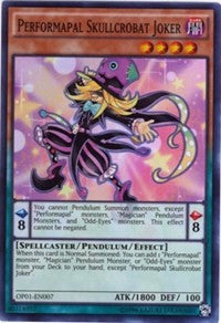 Performapal Skullcrobat Joker [OP01-EN007] Super Rare | Exor Games Bridgewater