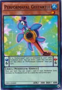 Performapal Guitartle [OP01-EN009] Super Rare | Exor Games Bridgewater