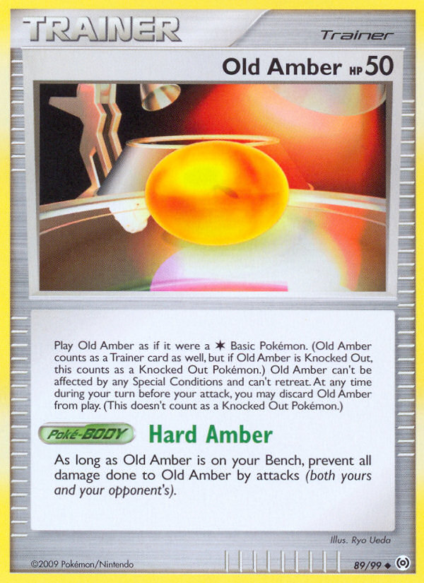 Old Amber (89/99) [Platinum: Arceus] | Exor Games Bridgewater