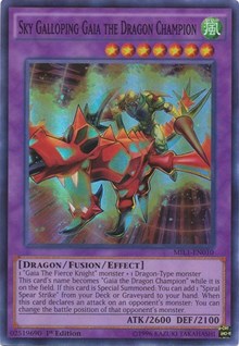 Sky Galloping Gaia the Dragon Champion [MIL1-EN010] Super Rare | Exor Games Bridgewater