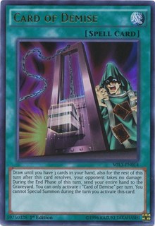 Card of Demise [MIL1-EN014] Ultra Rare | Exor Games Bridgewater