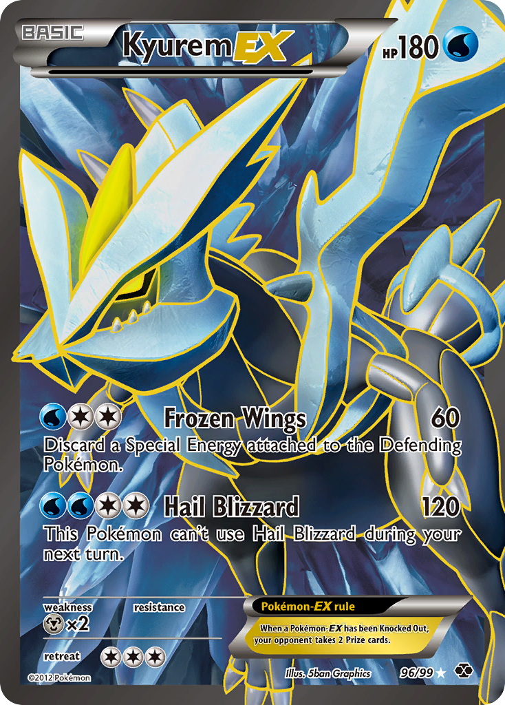 Kyurem EX (96/99) [Black & White: Next Destinies] | Exor Games Bridgewater