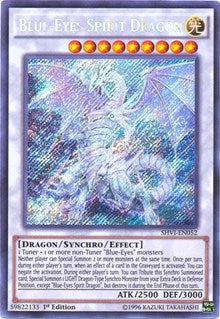 Blue-Eyes Spirit Dragon [SHVI-EN052] Secret Rare | Exor Games Bridgewater