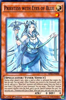 Priestess with Eyes of Blue [SHVI-EN098] Super Rare | Exor Games Bridgewater