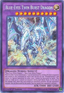 Blue-Eyes Twin Burst Dragon [SHVI-EN099] Secret Rare | Exor Games Bridgewater