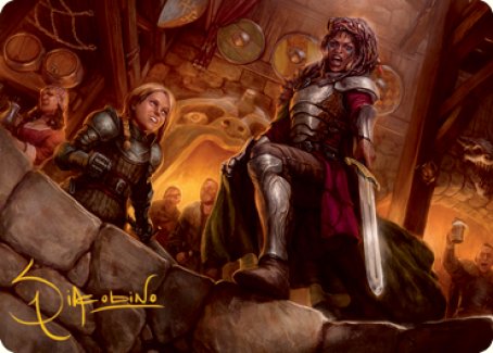 Veteran Dungeoneer Art Card (Gold-Stamped Signature) [Dungeons & Dragons: Adventures in the Forgotten Realms Art Series] | Exor Games Bridgewater