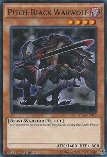 Pitch-Black Warwolf [YS16-EN018] Common | Exor Games Bridgewater