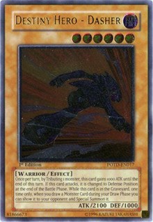 Destiny Hero - Dasher (UTR) [POTD-EN017] Ultimate Rare | Exor Games Bridgewater