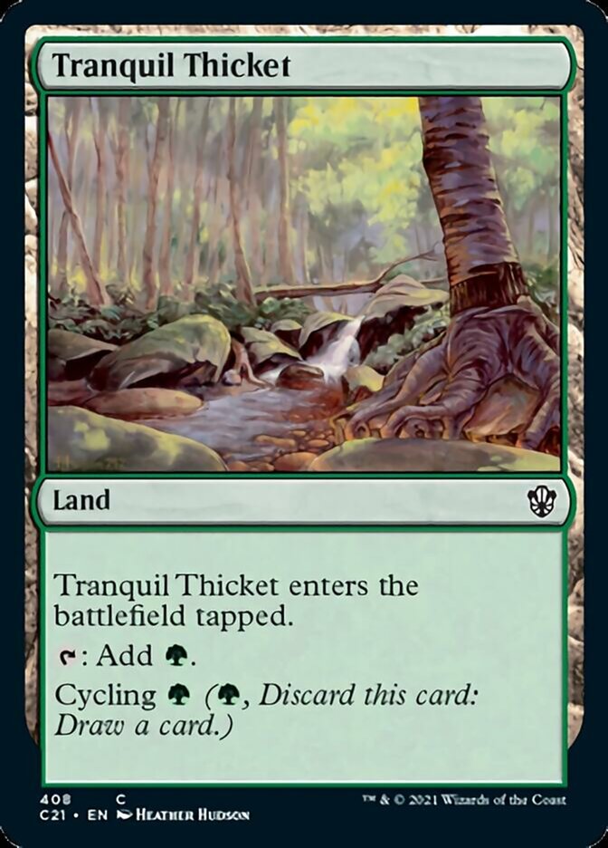 Tranquil Thicket [Commander 2021] | Exor Games Bridgewater