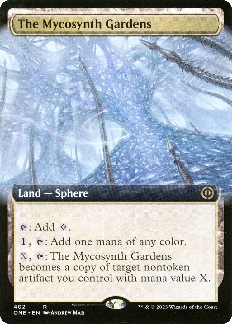 The Mycosynth Gardens (Extended Art) [Phyrexia: All Will Be One] | Exor Games Bridgewater