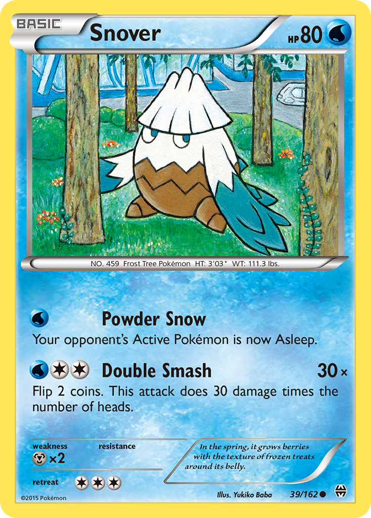 Snover (39/162) [XY: BREAKthrough] | Exor Games Bridgewater