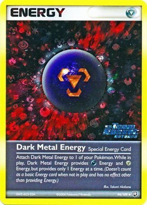 Dark Metal Energy (94/109) (Stamped) [EX: Team Rocket Returns] | Exor Games Bridgewater