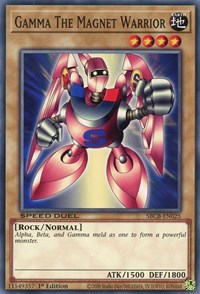 Gamma The Magnet Warrior [SBCB-EN025] Common | Exor Games Bridgewater