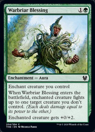 Warbriar Blessing [Theros Beyond Death] | Exor Games Bridgewater