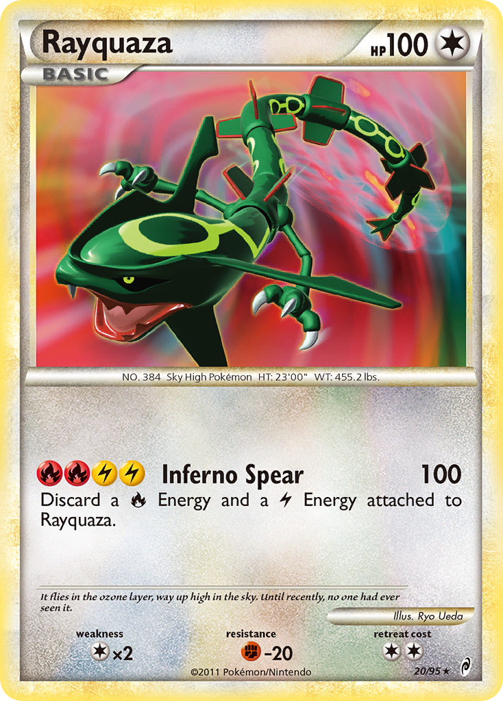 Rayquaza (20/95) [HeartGold & SoulSilver: Call of Legends] | Exor Games Bridgewater