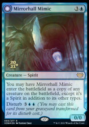 Mirrorhall Mimic // Ghastly Mimicry [Innistrad: Crimson Vow Prerelease Promos] | Exor Games Bridgewater