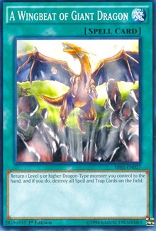 A Wingbeat of Giant Dragon [SR02-EN027] Common | Exor Games Bridgewater