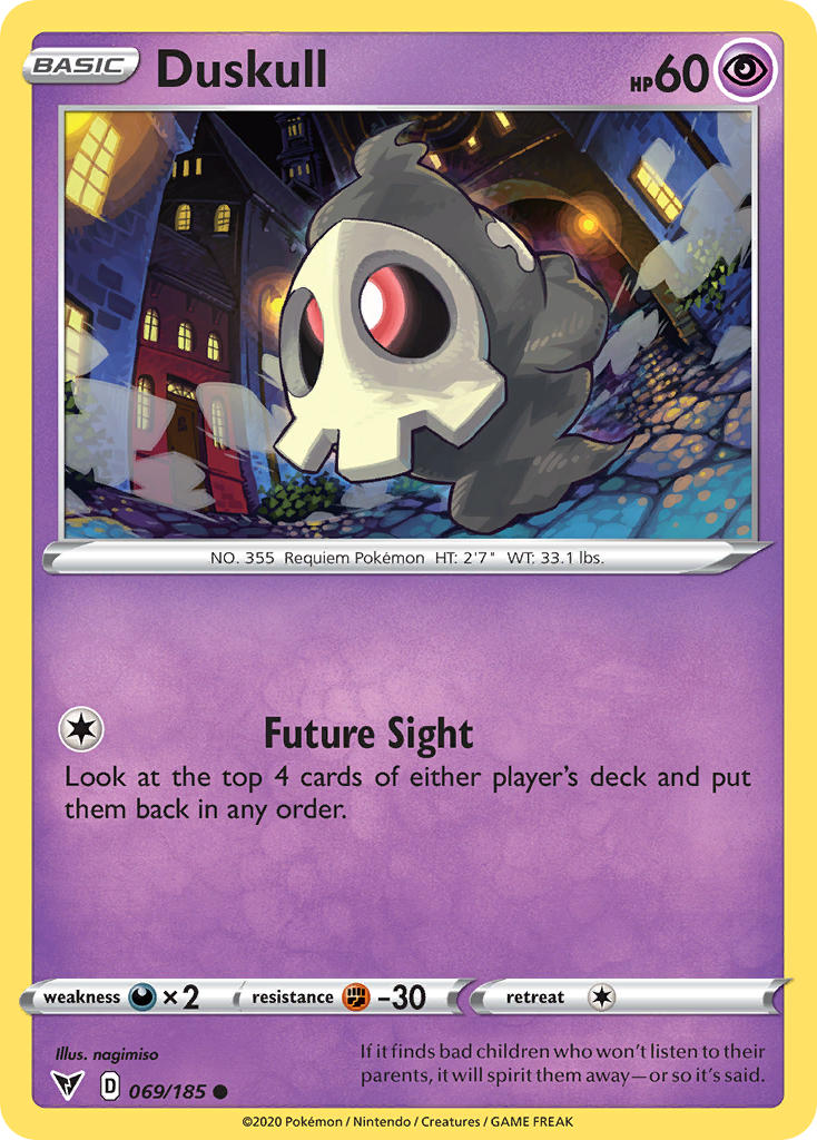 Duskull (069/185) [Sword & Shield: Vivid Voltage] | Exor Games Bridgewater