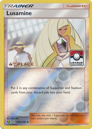 Lusamine (153a/156) (League Challenge Alt Art 4th Place) [Sun & Moon: Ultra Prism] | Exor Games Bridgewater