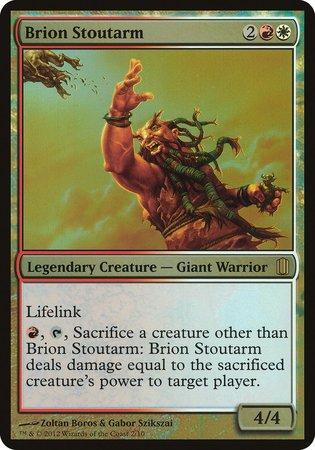 Brion Stoutarm (Commander's Arsenal) [Commander's Arsenal Oversized] | Exor Games Bridgewater