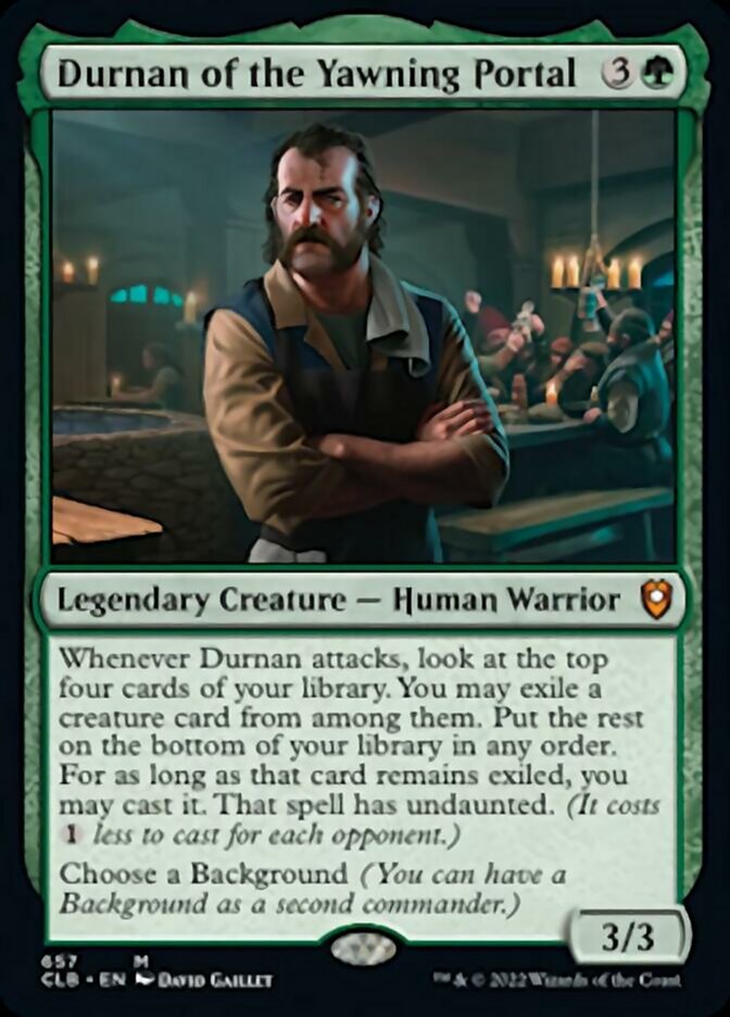 Durnan of the Yawning Portal [Commander Legends: Battle for Baldur's Gate] | Exor Games Bridgewater