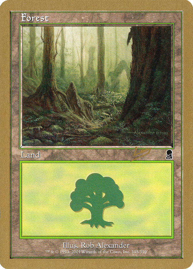 Forest (rl348) (Raphael Levy) [World Championship Decks 2002] | Exor Games Bridgewater