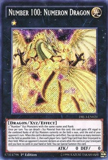 Number 100: Numeron Dragon [DRL3-EN021] Secret Rare | Exor Games Bridgewater