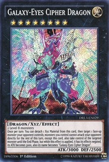 Galaxy-Eyes Cipher Dragon [DRL3-EN029] Secret Rare | Exor Games Bridgewater