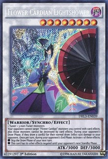 Flower Cardian Lightshower [DRL3-EN039] Secret Rare | Exor Games Bridgewater