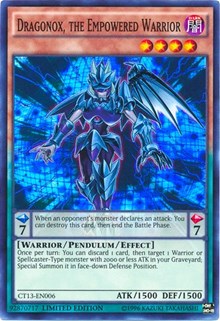 Dragonox, the Empowered Warrior [CT13-EN006] Super Rare | Exor Games Bridgewater