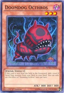 Doomdog Octhros [MP16-EN018] Common | Exor Games Bridgewater