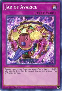 Jar of Avarice [MP16-EN033] Secret Rare | Exor Games Bridgewater