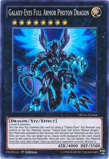 Galaxy-Eyes Full Armor Photon Dragon [MP16-EN044] Super Rare | Exor Games Bridgewater