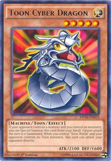 Toon Cyber Dragon [MP16-EN074] Rare | Exor Games Bridgewater