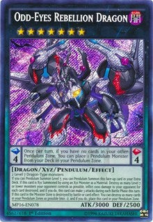 Odd-Eyes Rebellion Dragon [MP16-EN078] Secret Rare | Exor Games Bridgewater