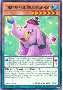 Performapal Splashmammoth [MP16-EN106] Rare | Exor Games Bridgewater