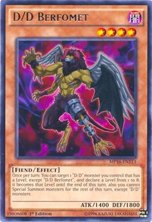 D/D Berfomet [MP16-EN113] Rare | Exor Games Bridgewater