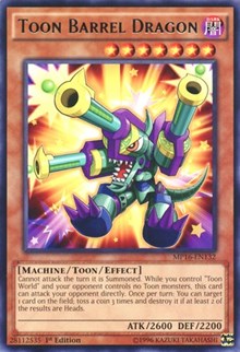 Toon Barrel Dragon [MP16-EN132] Rare | Exor Games Bridgewater