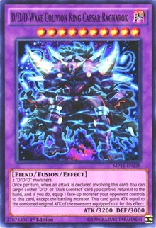 D/D/D Wave Oblivion King Caesar Ragnarok [MP16-EN138] Super Rare | Exor Games Bridgewater