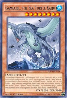 Gameciel, the Sea Turtle Kaiju [MP16-EN164] Rare | Exor Games Bridgewater