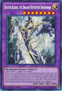 Buster Blader, the Dragon Destroyer Swordsman [MP16-EN210] Secret Rare | Exor Games Bridgewater