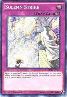 Solemn Strike [MP16-EN231] Secret Rare | Exor Games Bridgewater