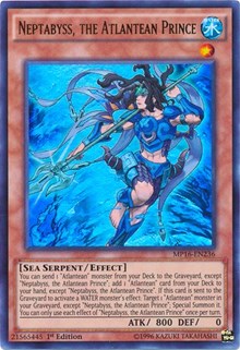 Neptabyss, the Atlantean Prince [MP16-EN236] Ultra Rare | Exor Games Bridgewater