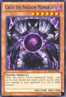 Caius the Shadow Monarch (Blue) [DL15-EN006] Rare | Exor Games Bridgewater