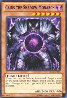 Caius the Shadow Monarch (Purple) [DL15-EN006] Rare | Exor Games Bridgewater