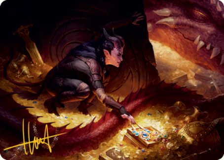 Hoard Robber Art Card (Gold-Stamped Signature) [Dungeons & Dragons: Adventures in the Forgotten Realms Art Series] | Exor Games Bridgewater