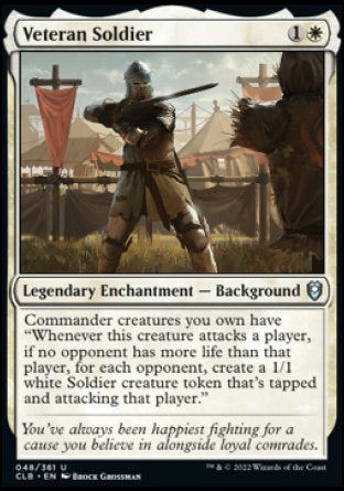 Veteran Soldier [Commander Legends: Battle for Baldur's Gate] | Exor Games Bridgewater